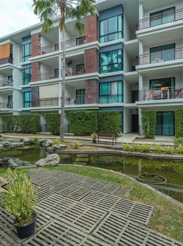 รูปภาพของอพาร์ตเมนต์ที่เป็นระเบียบใน โครงการเดอะ ไทเทิล 50 เมตรถึงชายหาด ซี155