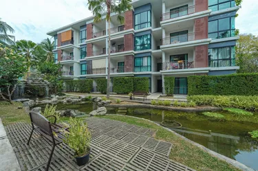 รูปภาพของอพาร์ตเมนต์ที่เป็นระเบียบใน โครงการเดอะ ไทเทิล 50 เมตรถึงชายหาด ซี155