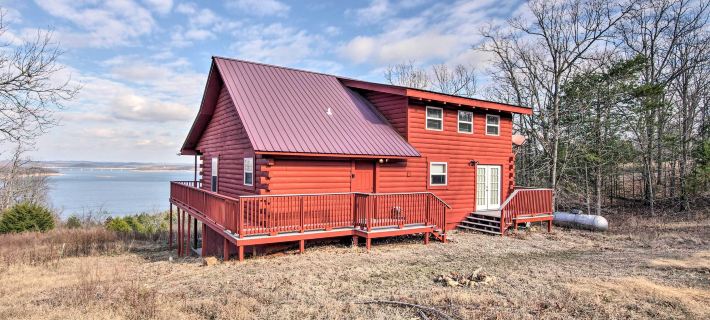 Large Cabin w/ Deck Overlooking Norfork Lake! Hotele w: Baxter County