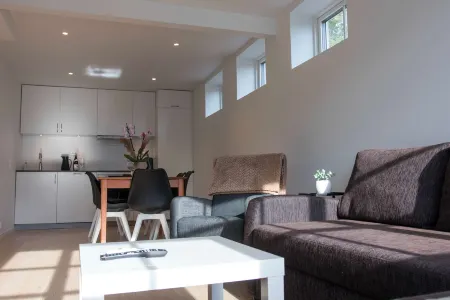 Arctic View 2-Bedroom Apartment Отели в г. Tromsdalen