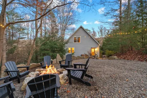 Modern A-Frame Cabin Getaway + Fire Pit + Deck