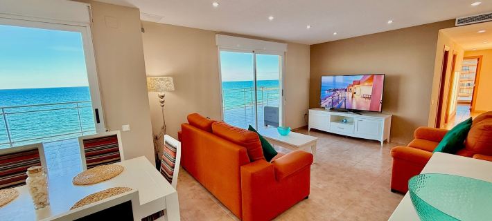 Beachfront Penthouse 360 Exclusive Rooftop Terrace Hotéis em Oropesa
