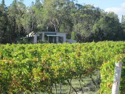 Just Red Wines Cabins Hotéis em Ballandean