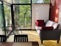 Loft, Queen and Single Bed, Kitchen-Dining Room-Outside Terrace