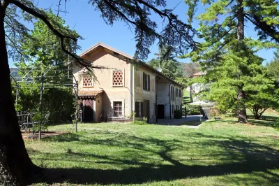 In a historic park, close to Lake Como and Milan.
