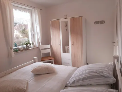 Apartment Wiek new building, center, near the harbor, car Stellpl Terrace, W-LAN