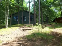 Pet-Friendly Cabin With Air-Conditioning & Fireplace