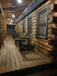 Custom Log Cabin on Wild Ammonoosuc River