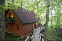 Peace And Tranquility Setting In The Woods!