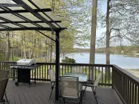Watch beautiful Bimini Lake sunrises from our newly remodeled lakefront chalet.