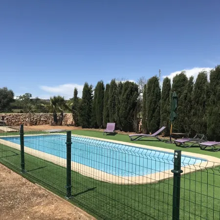 BEAUTIFUL VILLA WITH PRIVATE POOL JUST 20 MINUTES FROM "ES TRENC" BEACH