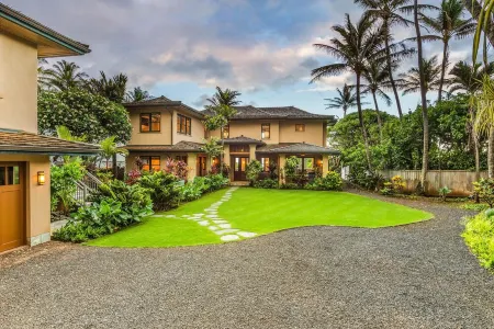 Gated Beachfront Estate - On the Sand -Secluded Beach safe year round TVNC-4245