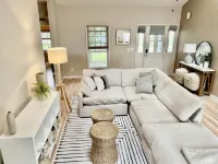 Poolside Bliss! Private Beach! Renovated home w/ pool & 5 min cart ride to beach