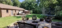 Cozy cottage surrounded by trees and sounds of nature with new hot tub.