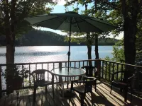 Toddy's camp on the pond