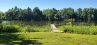 Peaceful retreat on Fawn Lake, local Winery, & minutes from the Dells!
