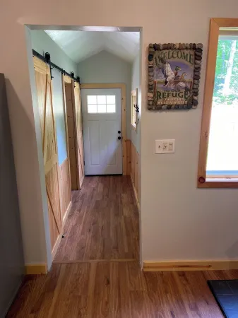 Cozy little cabin in the woods. 2 minutes away from Brule Lake boat landing!