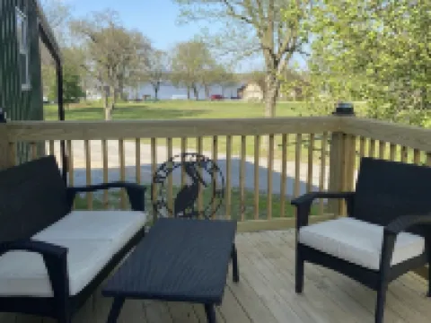 New lake view rental on Wolfcreek with boat ramp and lake access across the road Hotels in Grove