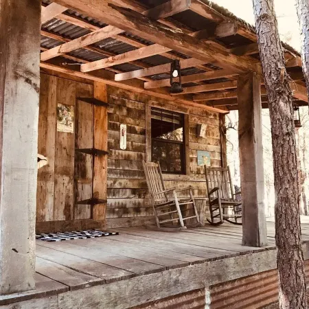 Cozy Cabin in the woods at Bluegill Lake Cabins