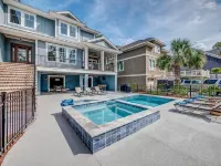 Gorgeous 5 ⭐️ custom home! 5 king suites! FREE Spa Heat, Easy 5min walk to beach