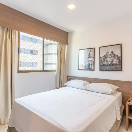 Lindo Flat No Beach Class Santa Maria em Boa Viagem