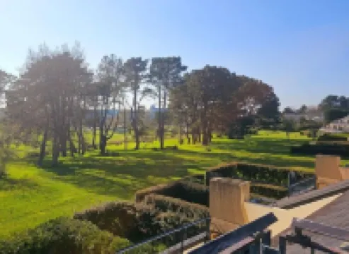 Apartment with beautiful view over a wooded park and a large terrace