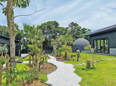 Lava Sauna &Villa 八丈島のホテル