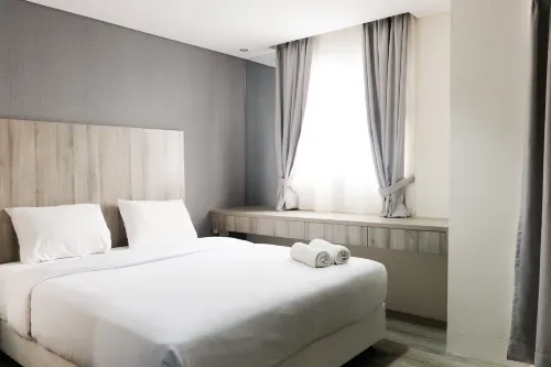 Minimalist Studio Room at Bintaro Icon Apartment