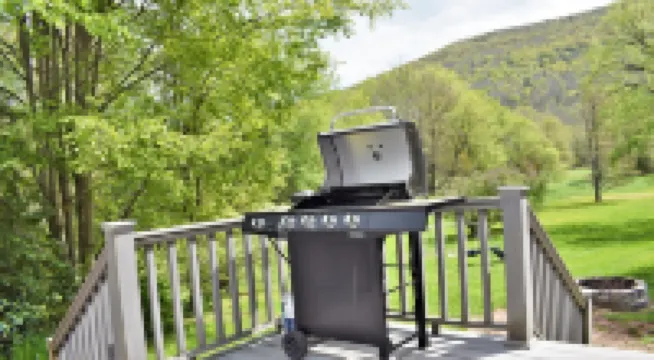 Creek house with expansive mountain views