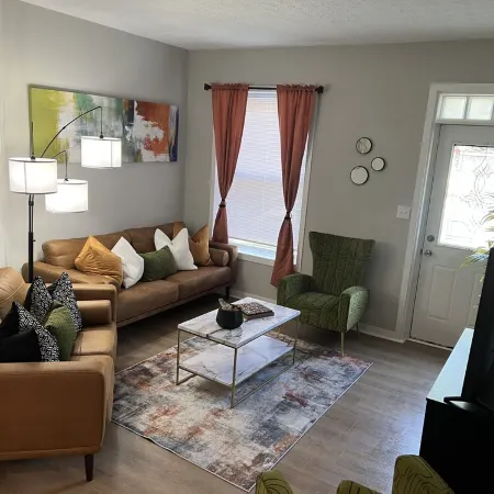 Stylishly designed, this town home offers comfort and sophistication.