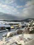 Vacation apartment with distant views and sunset from your own terrace.