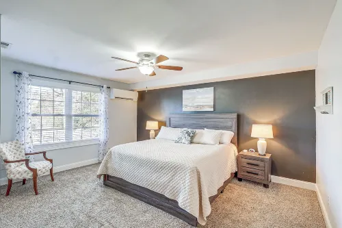Spacious North East Home w/ Fenced Yard & Fire Pit - parking