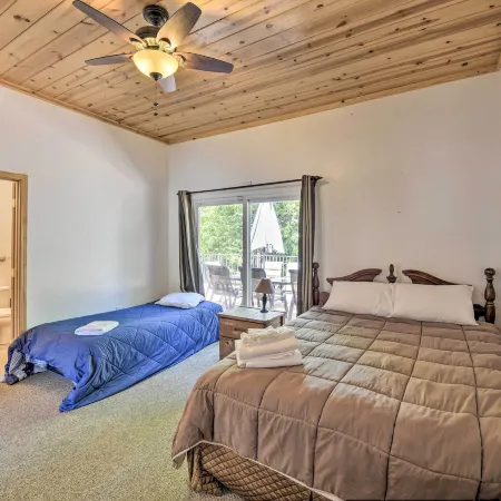 Secluded Camp Connell Home w/ Deck + Fireplace!