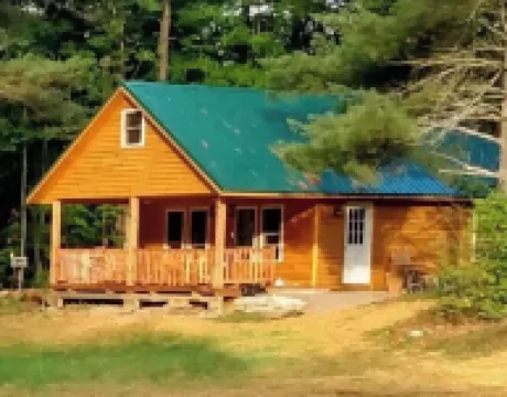 Located in the Finger Lakes a cabin in the country w/ trails & fishing