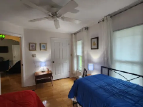 Charming lakefront 3BR 3BA house w/ EV chg in heart of Mt. Dora. Nature abounds.