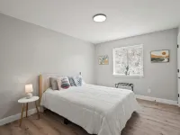 Modern 2024 build, in welcoming Lava Hot Springs. Top unit.