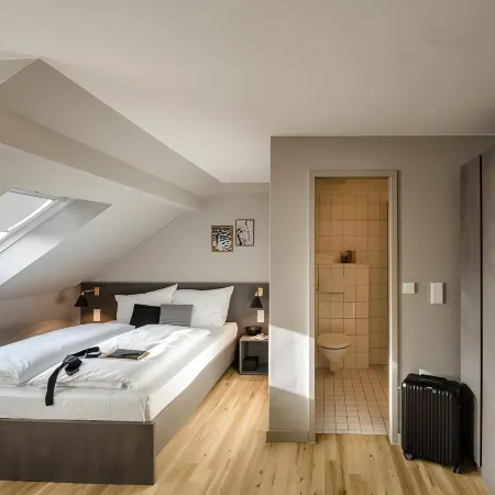 Bold Hotel Frankfurt Messe Отели рядом с достопримечательностью «Нидеррад»
