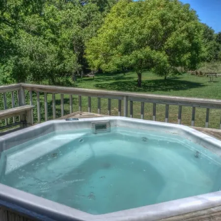 4-bedroom house in Utopia with 450’ of private crystal clear Sabinal river front