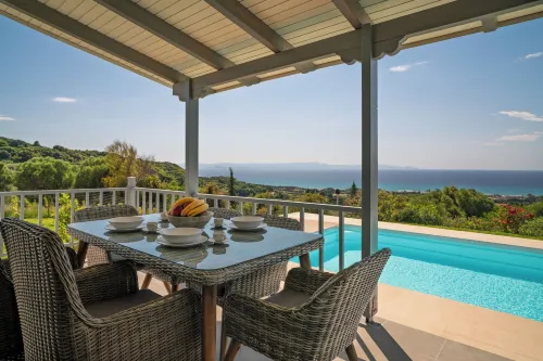 Villa Filokalia with Exceptional View - Happy Rentals Hotels in Kastro Killinis