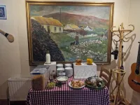 Aras Ghleann Cholm Cille - breakfast
