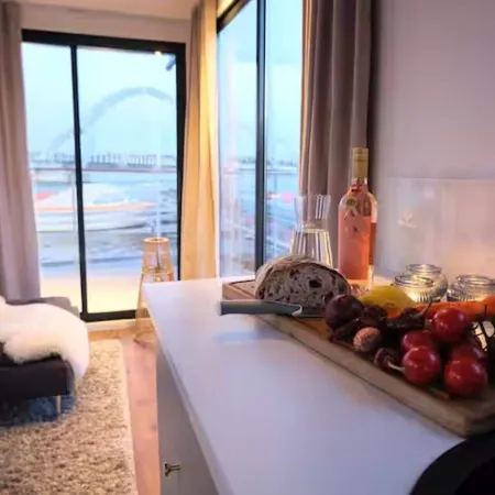 Solvesborg Houseboat With Harbour Views - Sleeps 4 Hotels in Solvesborg Municipality