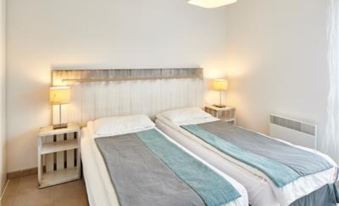 Restful Residence les Jardins DArvor - 3-Room Apartment and Cabin for 6 People