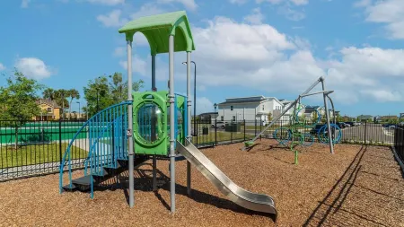 private pool/communal pool/games room/themed bedrooms