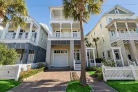 Beachtown Galveston - Luxury Beachfront Home w/ Private Pool, Elevator, Yard!