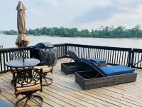 Modern Lakefront Treehouse with Pedal Boat, 2 Kayaks, Sun Deck and Arcade
