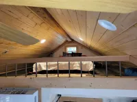 1 bedroom with sleeping loft  queen.