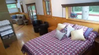 One of a kind cabin in the woods.  Quiet and private but close to everything.