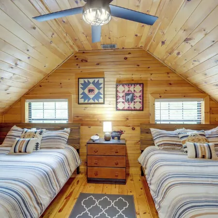 Charming cabin with 3 bedrooms and hot tub in Blue Ridge