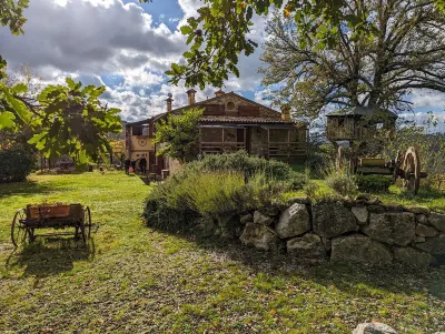 In the farmhouse romantic flat for 2 persons. Panoramic view!