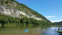 Beautiful cabin style home backing up on the White River!